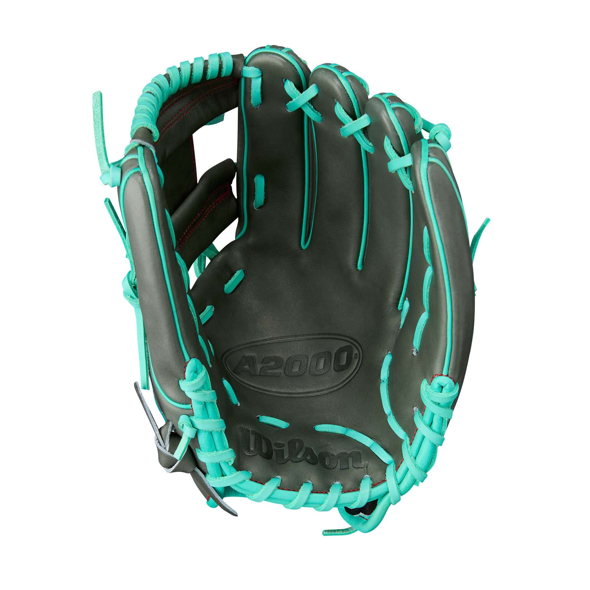 Wilson Summer 2025 A2000 1975 Infield Baseball Glove Coal/Seafoam/Red 11.75" - Image 3