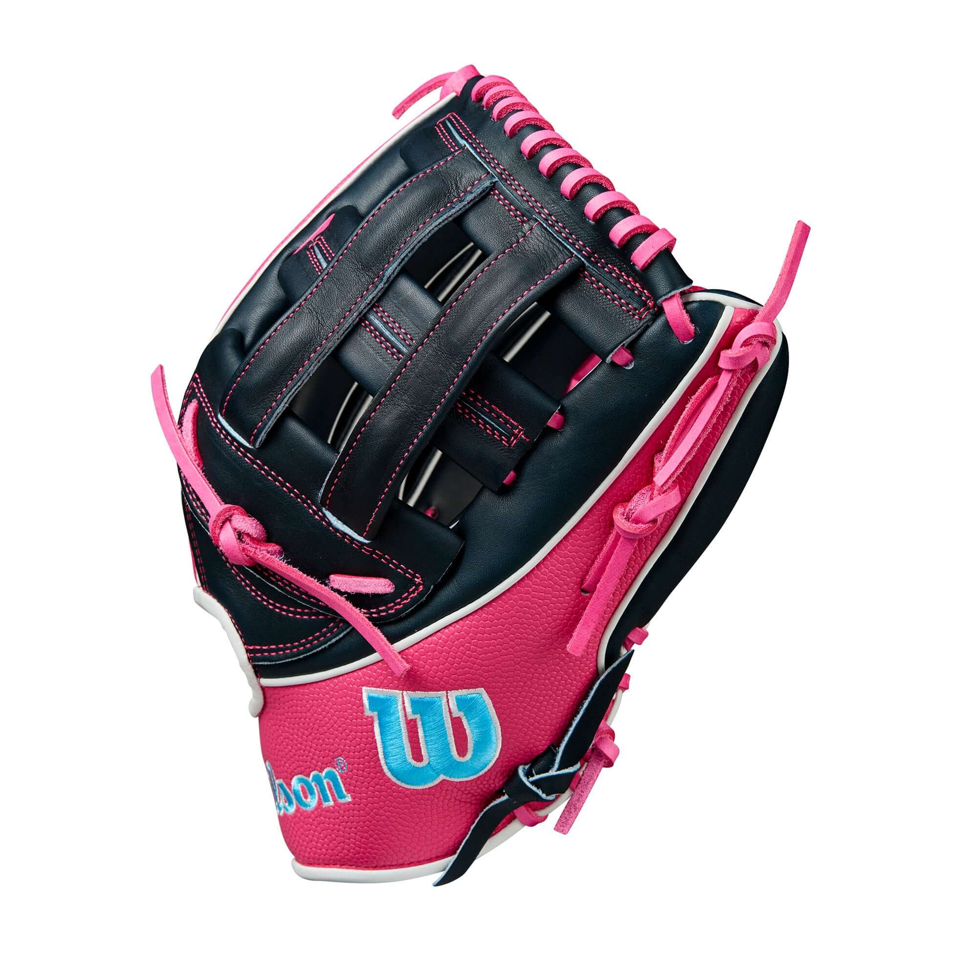 Wilson Summer 2025 A2K 1750 Outfield Baseball Glove Navy/Flamingo 12.5" - Image 5