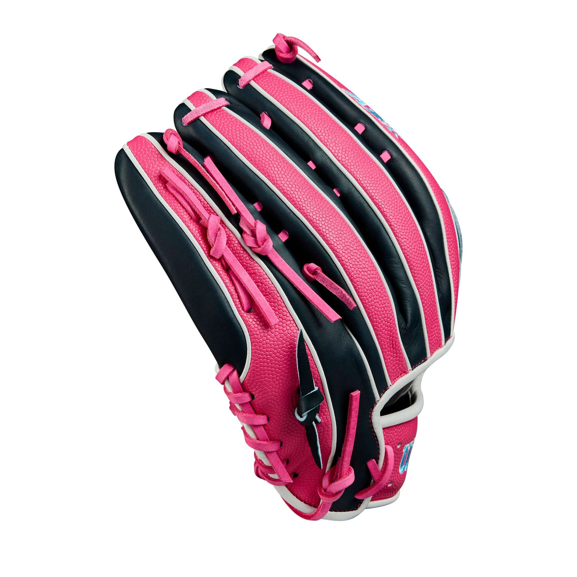Wilson Summer 2025 A2K 1750 Outfield Baseball Glove Navy/Flamingo 12.5" LHT - Image 5