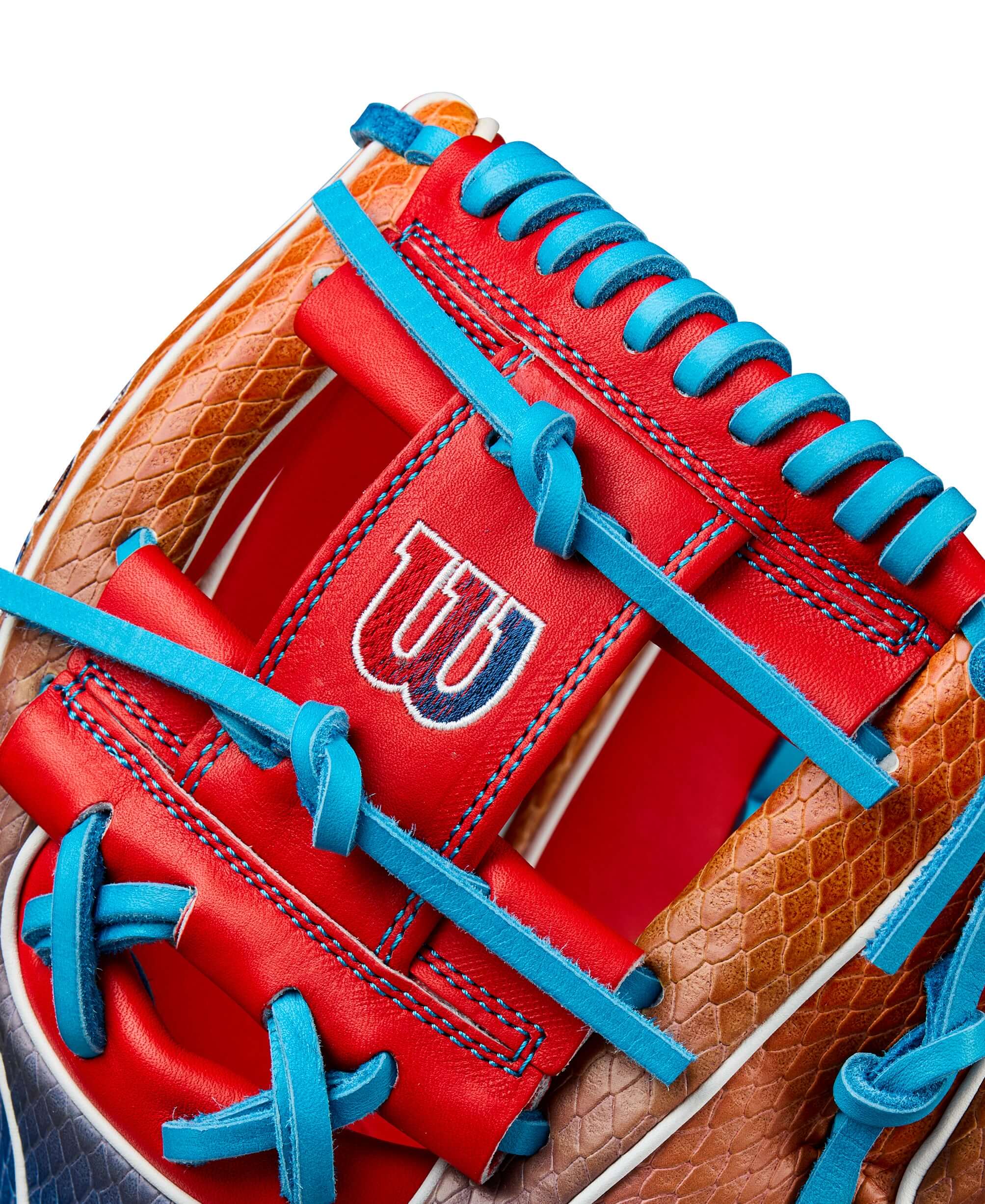 Wilson Summer 2025 A2K 1786SS Infield Baseball Gloves Navy/Red Gradient 11.5" - Image 7