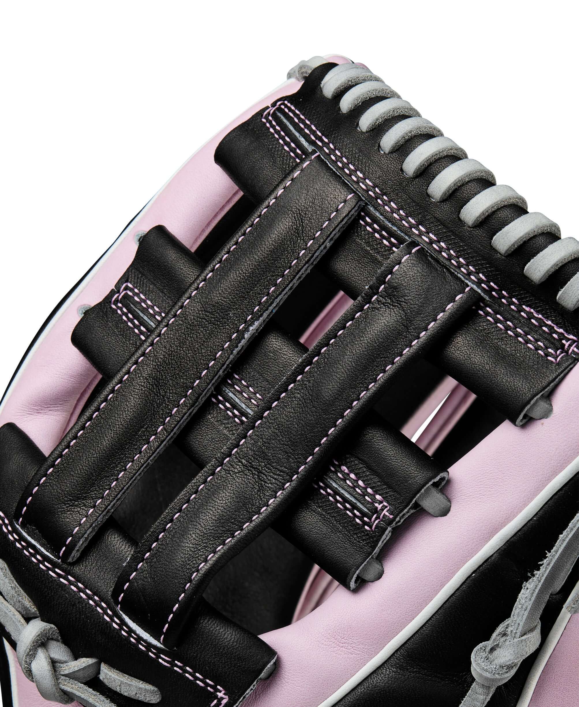 Wilson Summer 2025 A2K DW5 Infield Baseball Glove Black/Lavender/Grey 12" - Image 8