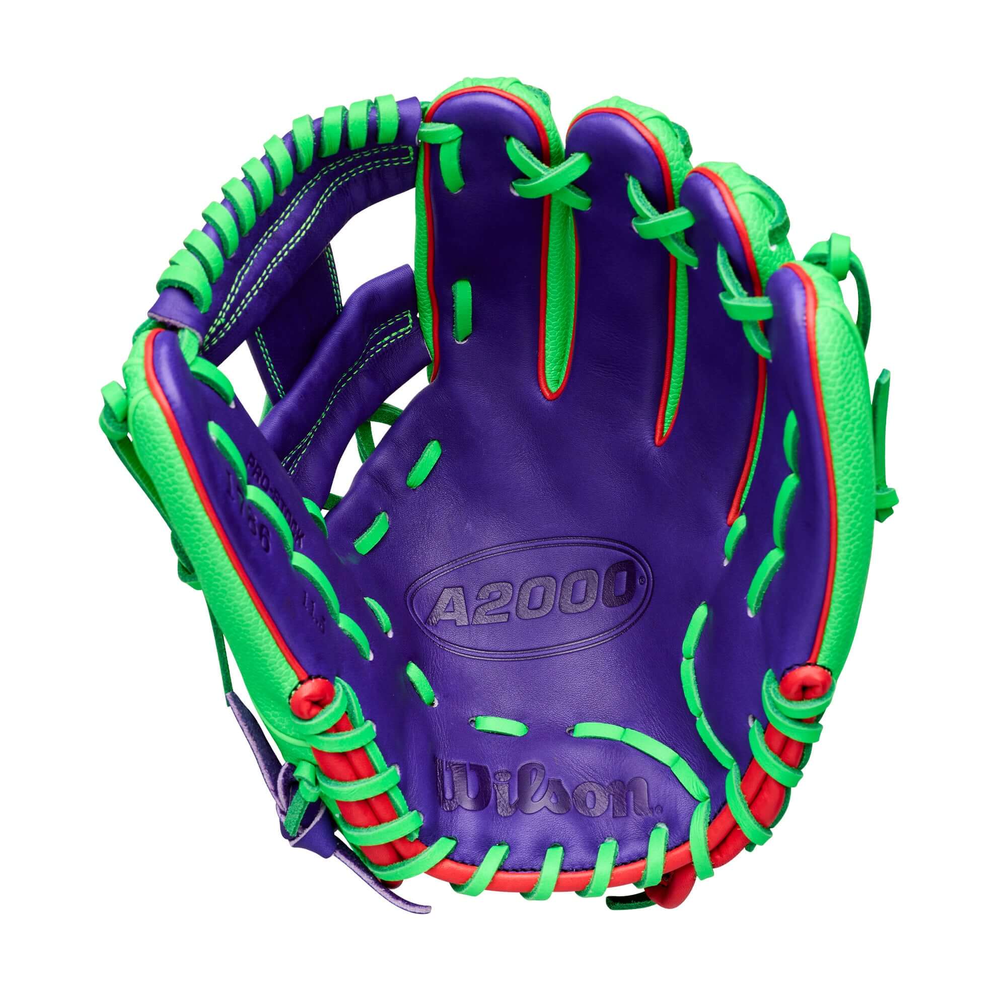 Wilson Swingin’ Sour Apple A2000 1786 11.5" Infield Baseball Glove - Image 5