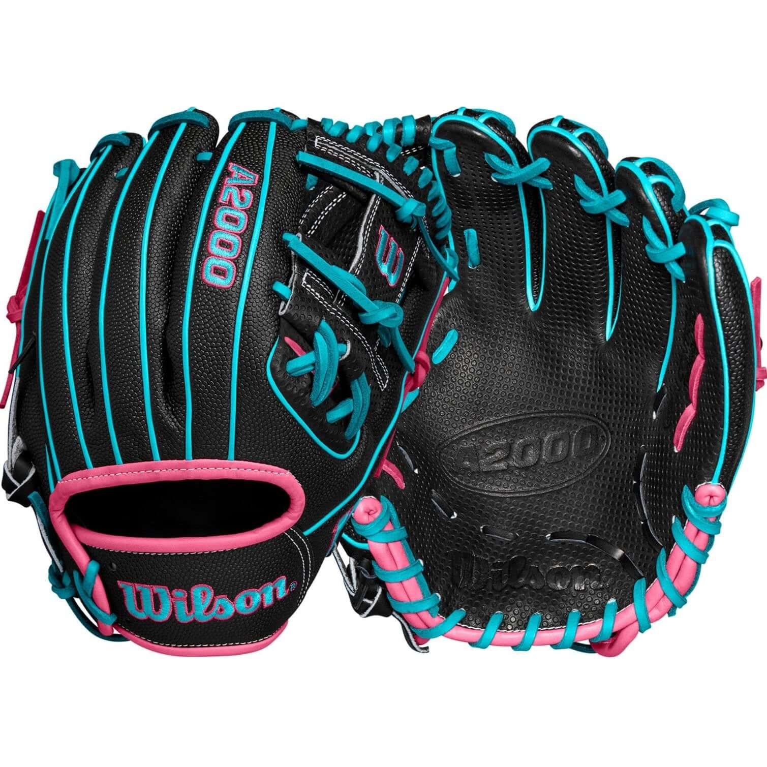 Wilson Winter 2024 A2000 1786SS Black/Teal /Pink 11.5"