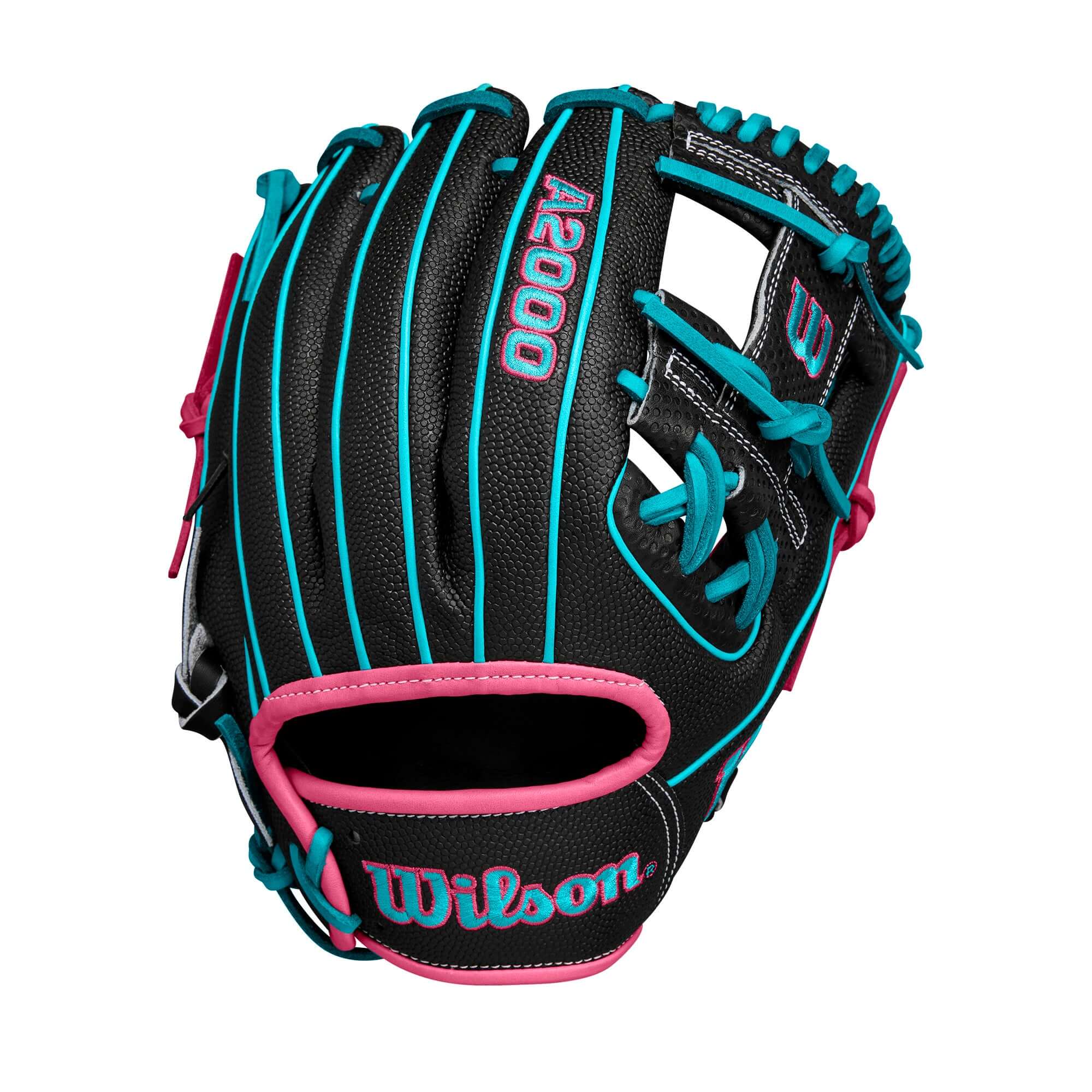 Wilson Winter 2024 A2000 1786SS Black/Teal /Pink 11.5" - Image 2