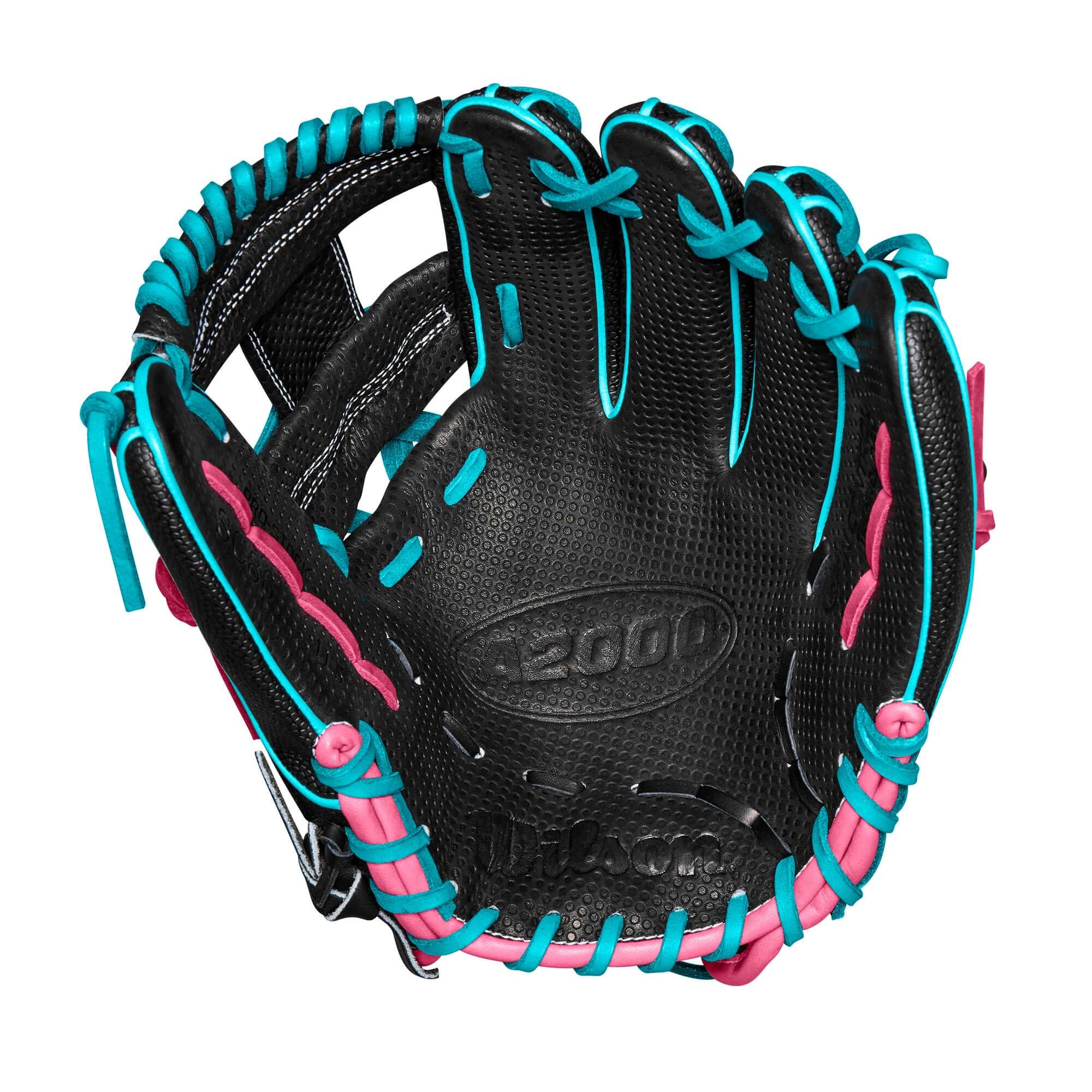 Wilson Winter 2024 A2000 1786SS Black/Teal /Pink 11.5" - Image 3