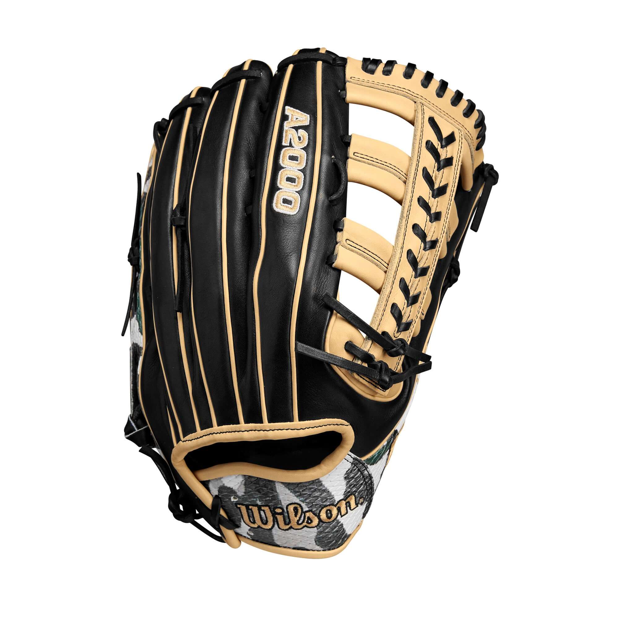Wilson Winter 2024 A2000 1810 Camo / Black / Blonde 12.75" - Image 2