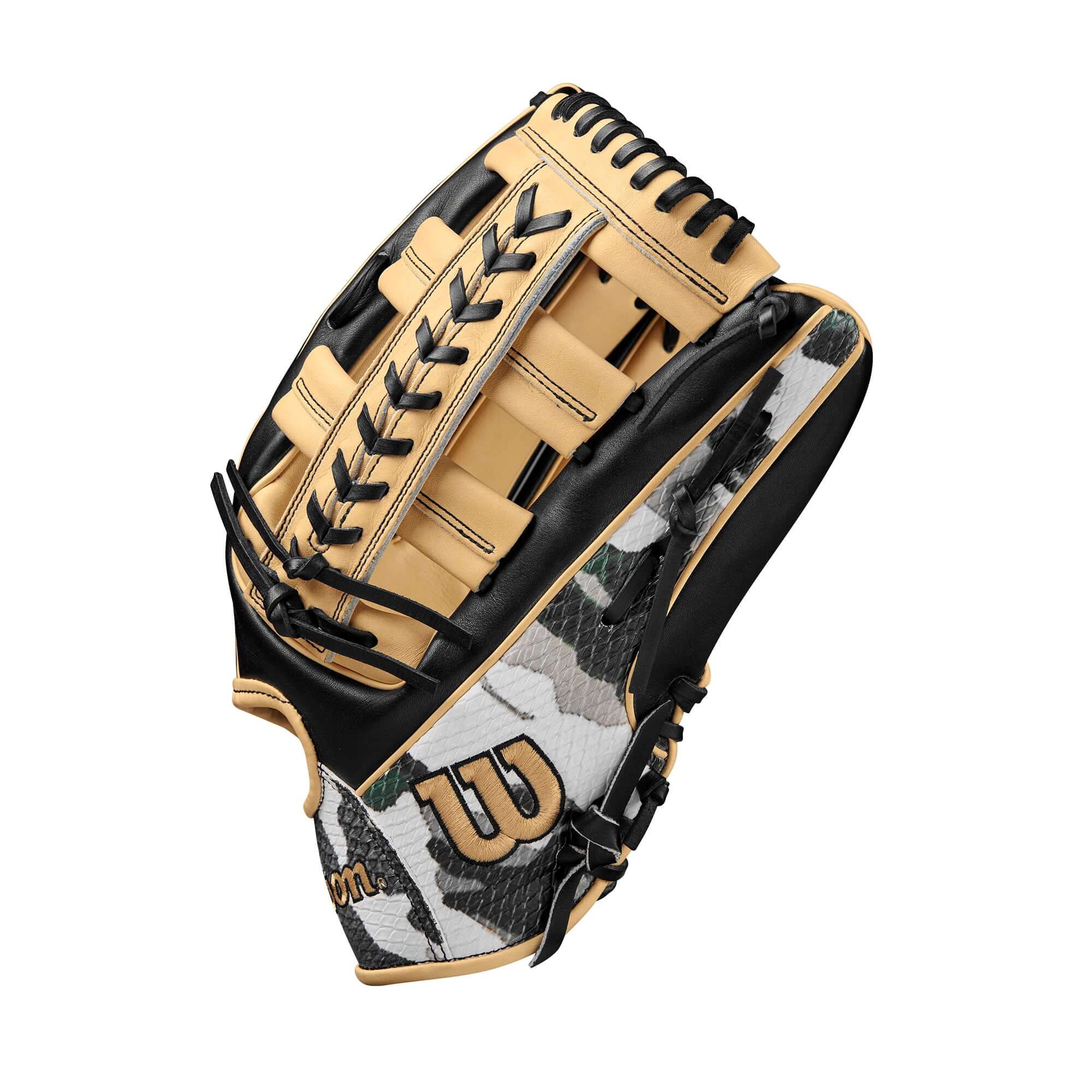 Wilson Winter 2024 A2000 1810 Camo / Black / Blonde 12.75" - Image 4