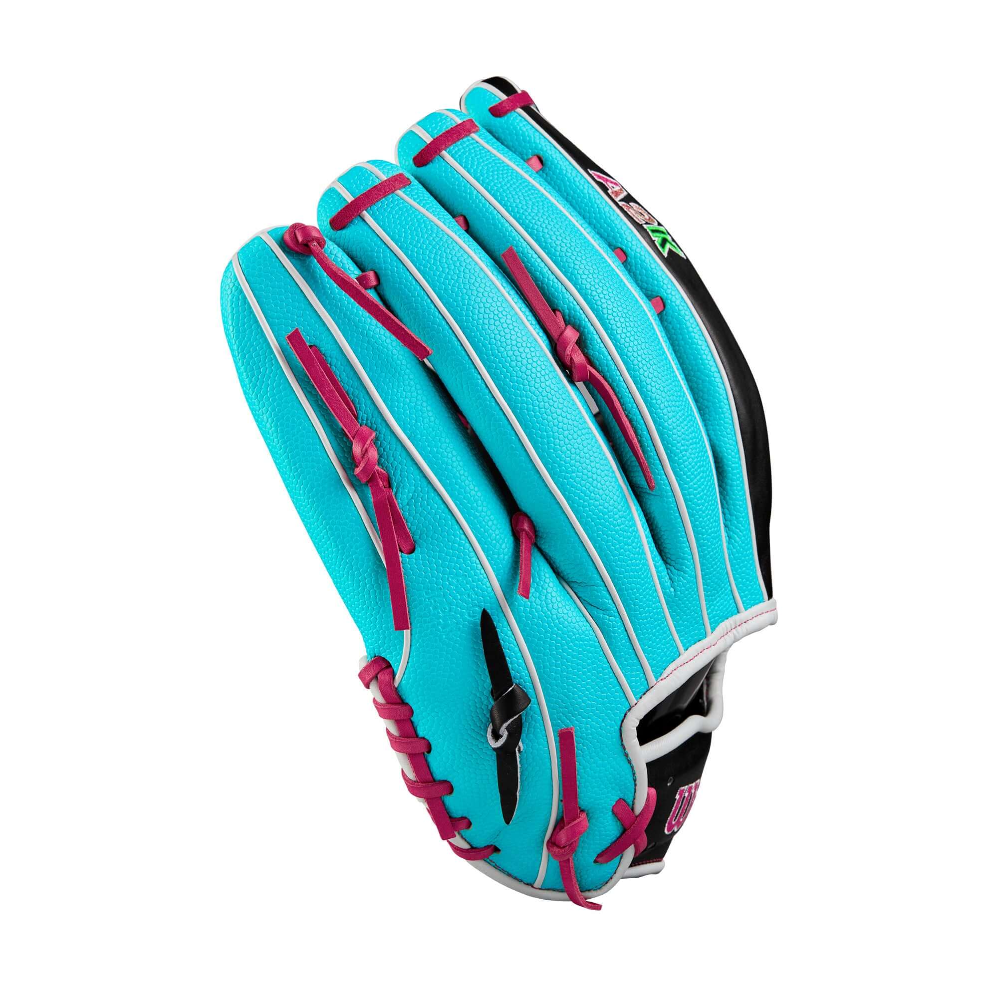 Wilson Winter 2024 A2K 1810SS Seafoam/Black/Flamingo 12.75" - Image 5