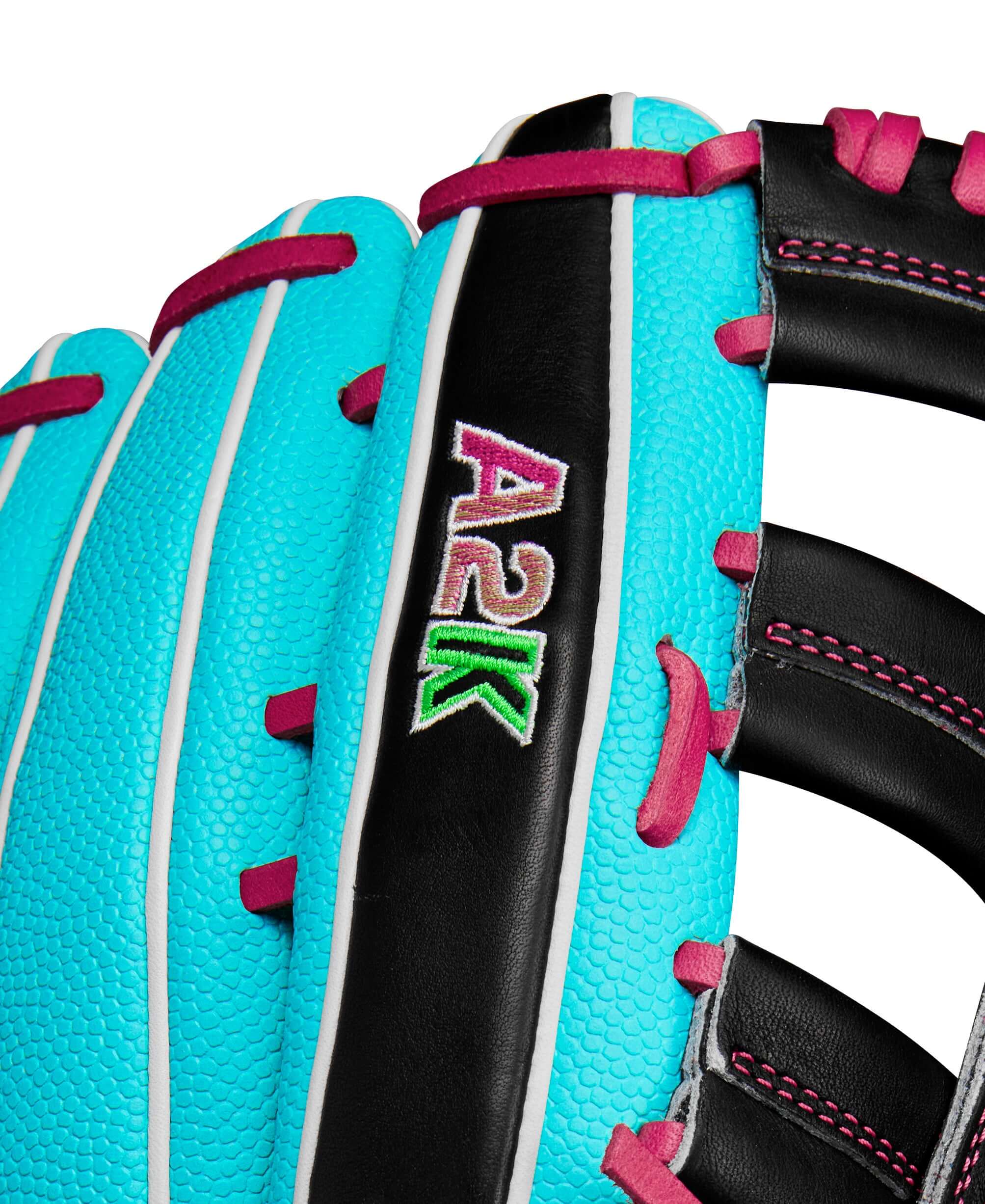 Wilson Winter 2024 A2K 1810SS Seafoam/Black/Flamingo 12.75" - Image 7