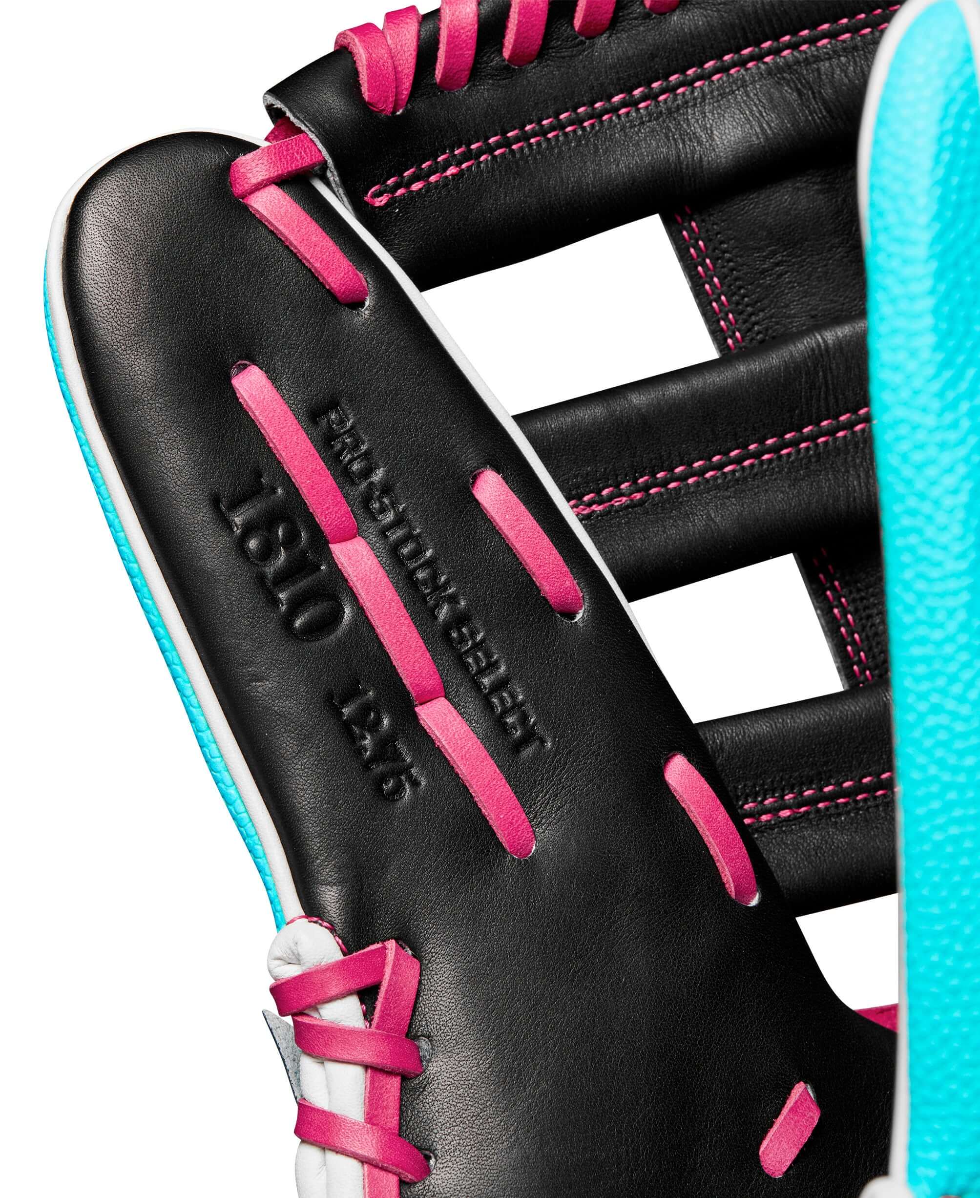 Wilson Winter 2024 A2K 1810SS Seafoam/Black/Flamingo 12.75" - Image 8