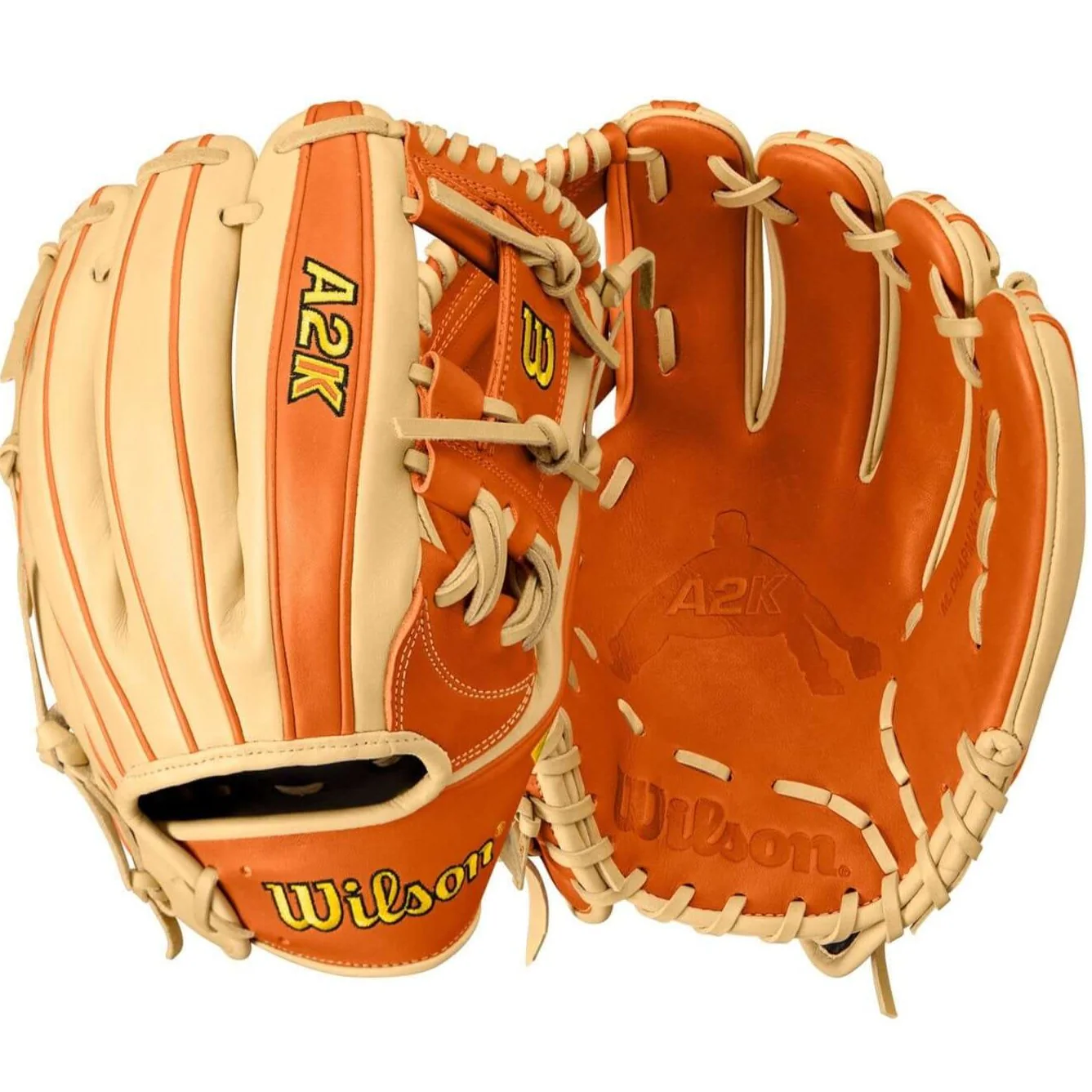 Wilson Winter 2024 A2K Matt Chapman Game Model Blonde/Orange Tan 11.75"